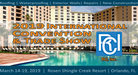 2019 RCI International Convention & Trade Show March 14-19, 2019 Rosen Shingle Creek Resort | Orlando, Florida