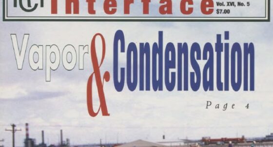 Cover of May 1998 IIBEC Interface, theme of Vapor & Condensation.