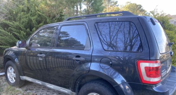 Robby Cleere’s donated 2010 Ford Escape SUV.