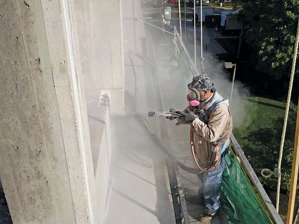 sandblasting