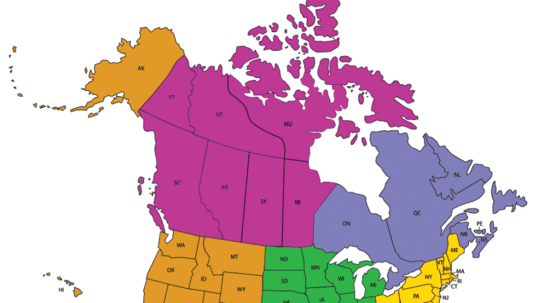 region map