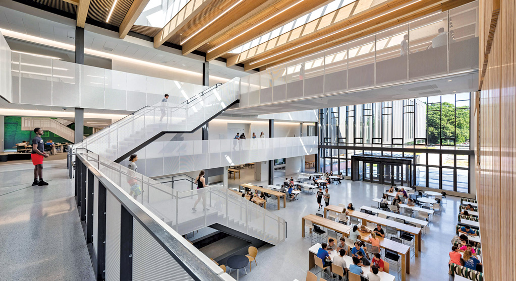 open air space in the school