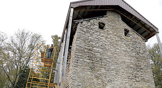 lidar scan on building