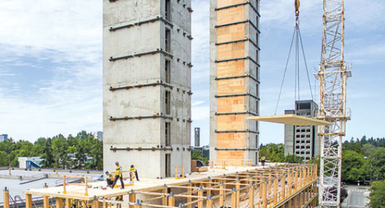 tall wood building