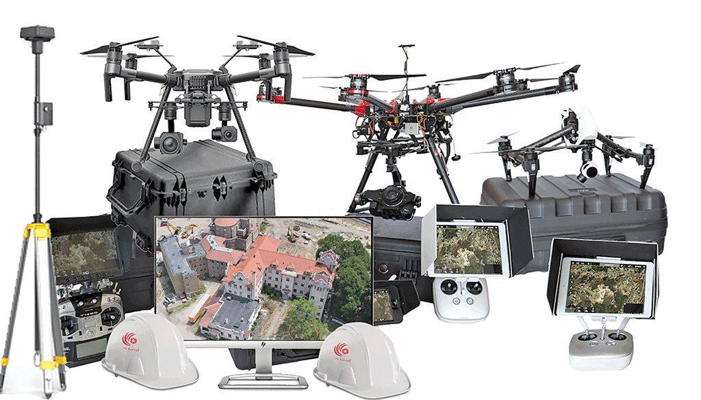 Various components of a UAS.