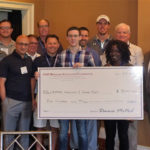 Scholarship winners and chapter members