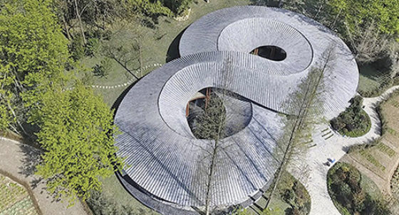 infinity shaped roof