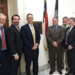 IIBEC reps in front of US Rep Price's office