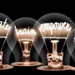 train empower in light bulbs